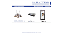 Desktop Screenshot of licht-technik.biz